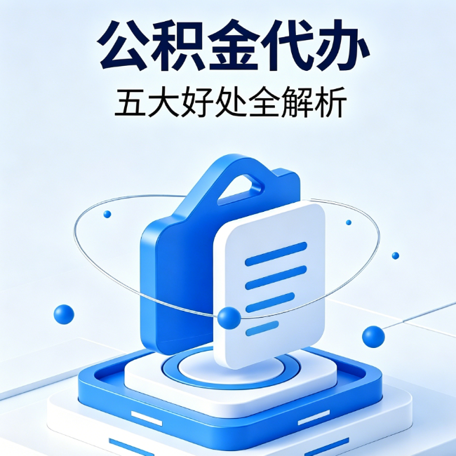 陕西公积金代办到底值不值?这5大好处让你少走弯路